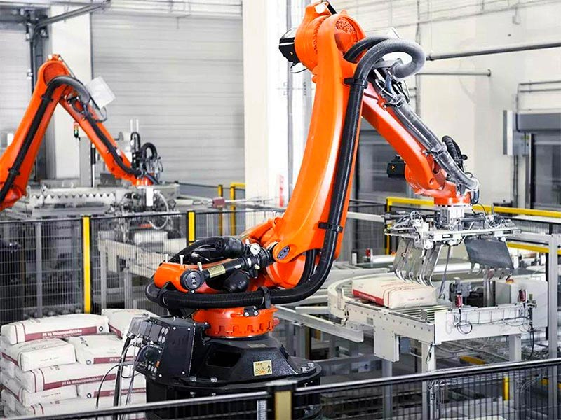 吉林化纖股份機(jī)器人碼垛機(jī)